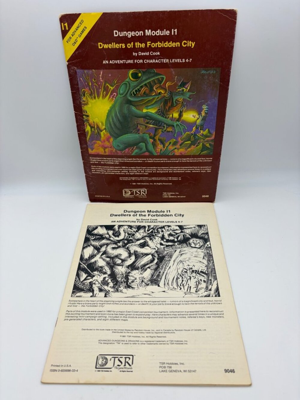 1981 TSR I1 Dwellers of the Forbidden City AD&D 1st Ed David Cook Erol Otus 9046